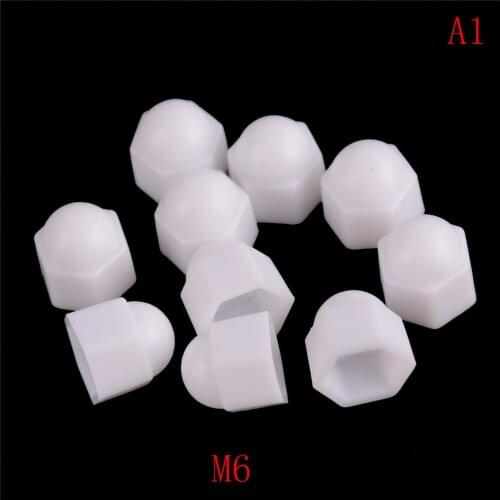 10pcs Dome Bolt Nut Protection Caps Cover Hex Hexagon Nuts Cap Nuts Protection Cover Nuts M6 M8 M10 M12