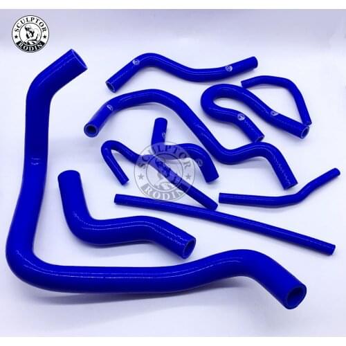 Silicone Radiator Hose Kit FOR HONDA CIVIC EK3 D15 D16 SOHC EG/EK 92-00 (10 PCS) red/blue/black