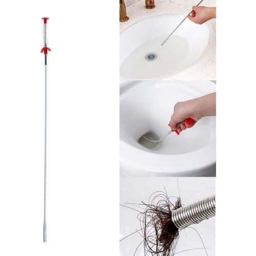 Kitchen Cleaner Tool with Spring Four-claw Gripper for Pipeline Sewer сливной бачок унитаза для чистки канализации deboucheur