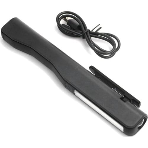 Mini Pen Type COB LED Flashlight Multifunction Torch Light Magnetic Working Inspection Lamp USB Charging Pocket Light