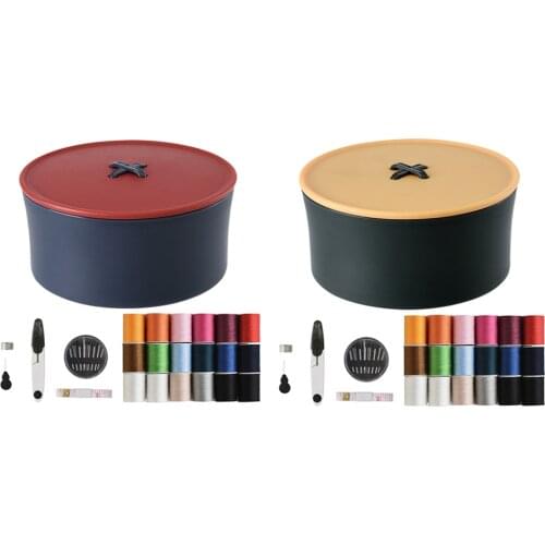 24x Sewing Kit Scissor Beginners Adults Kid Travel Full Set Of Hand Sewing Tools