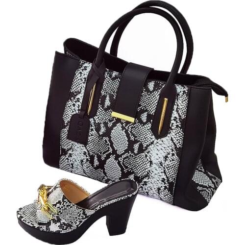 Italian Shoe and Bag Set for Party In Women Matching Shoe and Bag Set Decorated with Rhinestone Designer Shoes Women Luxury 2021
