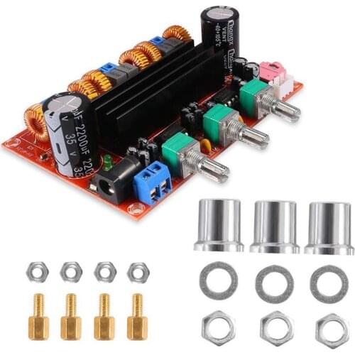 TPA3116D2 Amplifier Board 2.1 Channel Class D Digital Power Audio Stereo AMP Module 2 x 50W+100W for Audio System DIY Speakers