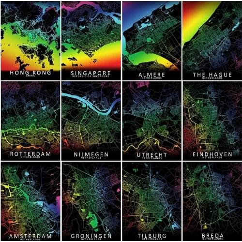 Full Square 5D Diy Diamond Painting City Diamond Embroidery Landscape Picture Rhinestone Cross Stitch Handmade Hobby Art Decor