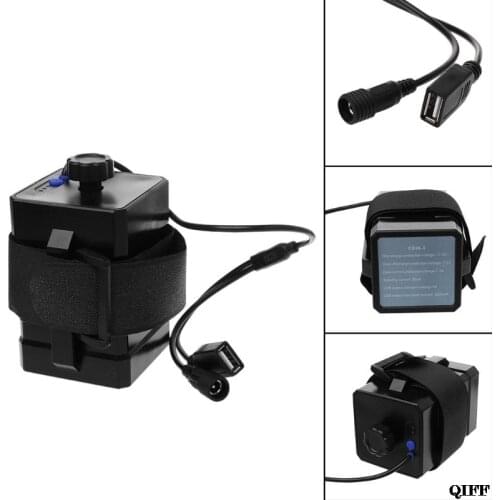 Drop Ship&Wholesale 12V Waterproof Battery Case Box with USB Interface Support 3x 18650 26650 Battery DIY Power Bank APR28