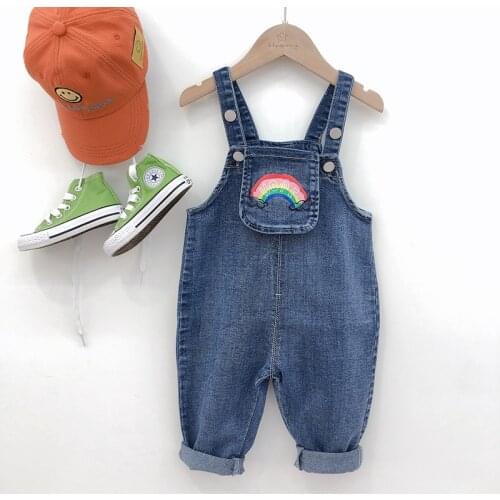 Rainbow Baby Spring Autumn Jeans Pants For Boys Children Kids Trousers Clothing Teenagers Gift Home Outdoor High Quality