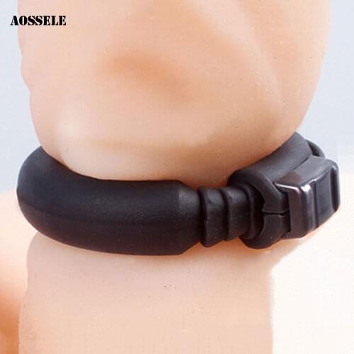 Adjustable Silicone Cock Ring Delay Penis Rings Fixed Foreskin O-Ring Male Chastity Device Sex Toys For Men Chastity CockRing
