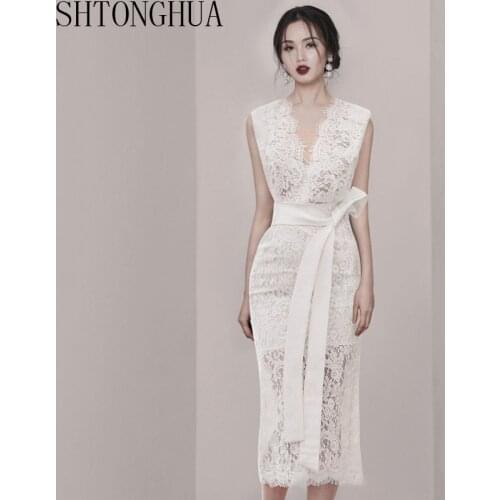 Женские платья SHTONGHUA China At AliExpress