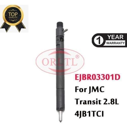 ORLTL Common Rail Fuel Injector EJBR03301D High Quality Injector R03301D 3301D For JMC Transit 2.8L Van (114bhp) 4JB1TCI Euro 3