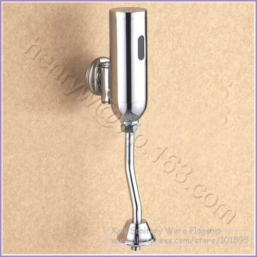 X7430 - Luxury Wall Mounted Chrome Finish Brass Material Urinal Automatic Sensor Flush Valve