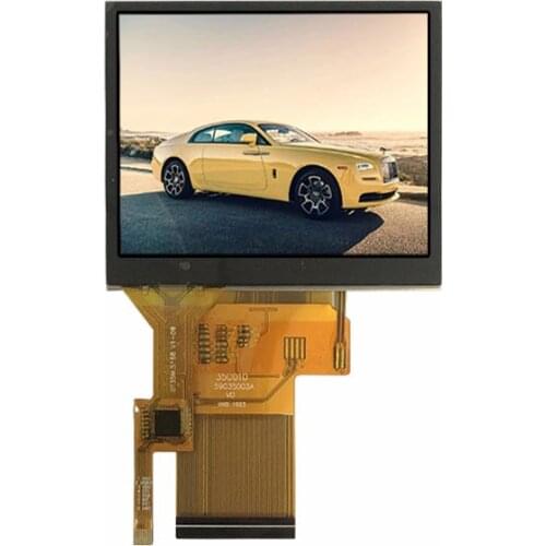 3.5 inch high brightness, 320*240, HX8238D, 16/18/24bit RGB interface landscape TFT LCD module with touch panel