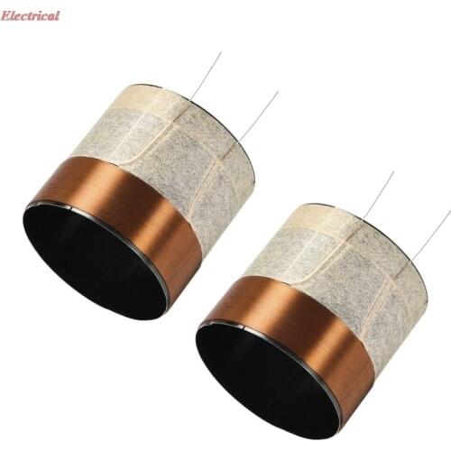51.5mm 2" Woofer Voice Coil 2 Layers Round Copper Wire for Bass Speaker