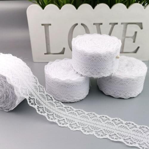 10 meters lace 3CM white Lace ribbon fabric Webbing Decoration DIY Apparel Sewing Lace for crafts
