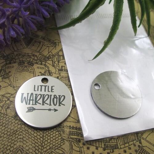 10pcs--"LITTLE WARRIOR"stainless steel charms 5 styles for choosing DIY Charms for necklace bracelets