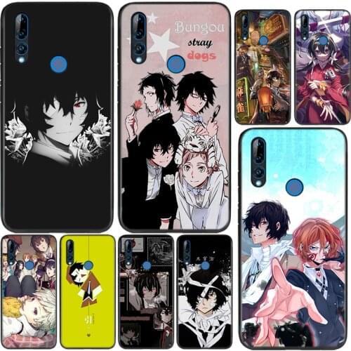 Bungou Stray Dogs Anime Silicone Cover For Huawei Honor 9X 9N 9 lite 8S 8C 8X Play 8A 8 V9 3E 7A 7C Pro Prime Phone Case
