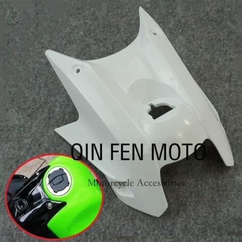 Motorcycle Fuel Tank Electric Door Lock Key Cover Shell Fairing Fit For Kawasaki ER6F EX NINJA650 17-18-19 Unpainted