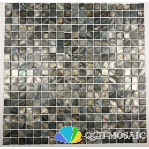 Freshwater shell mother of pearl mosaic tile for kitchen backsplash and bathroom 22 square feet/lot 15x15chip size qch158