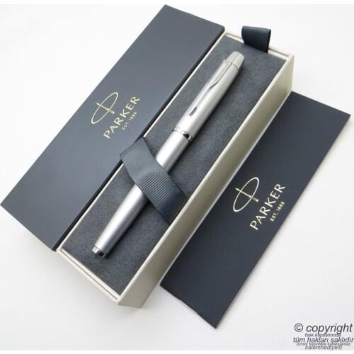 Parker Im Metal Silver CT Roller Pen | Parker Pen | İsme Special Pen | Gift Pen