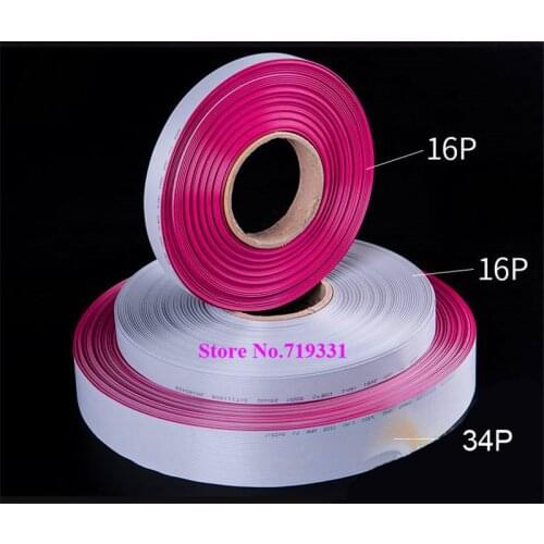 2.54mm IDC Connector Gray Flat Ribbon Data Cable Wire 6 8 10 12 14 16 30 40 50 60 64 Cores AWG 28 UL2651 300V