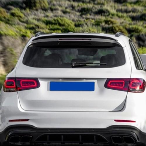 It is suitable for refitting the spoiler of Mercedes Benz GLC x253 glc200 glc43 glc63 AMG tail top wing