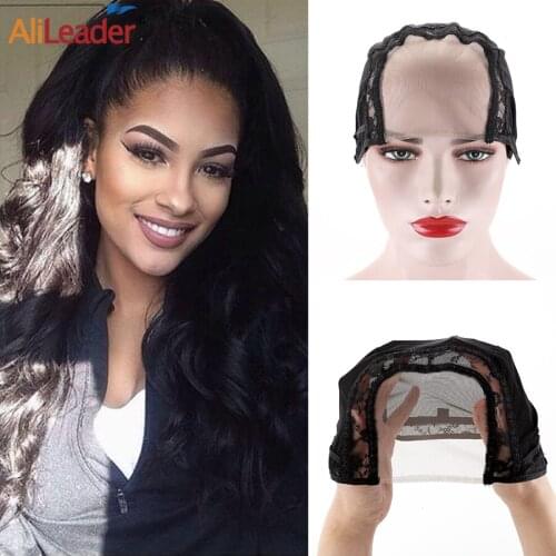 Alileader Swiss Lace Caps For Making Fashion Hair Wig U Part Wig Cap S M L XL Four Size Human Hair Wig Cap Wig Making Tools
