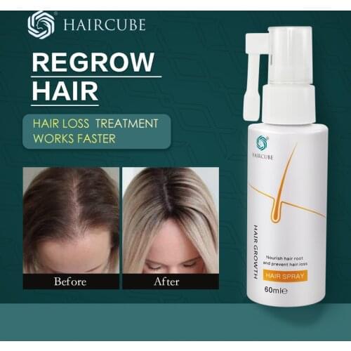 HAIRCUBE Hair Growth Spray Anti Hair Loss Products for Fast Hair Growth Oil Natural Organic Hair Tonic Hair Care Products