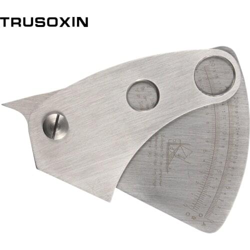 Welding tools Stainless Steel Sector Gauge Weld Gauge Welding Inspection Inch Measuring Gauges for Measurement Tool