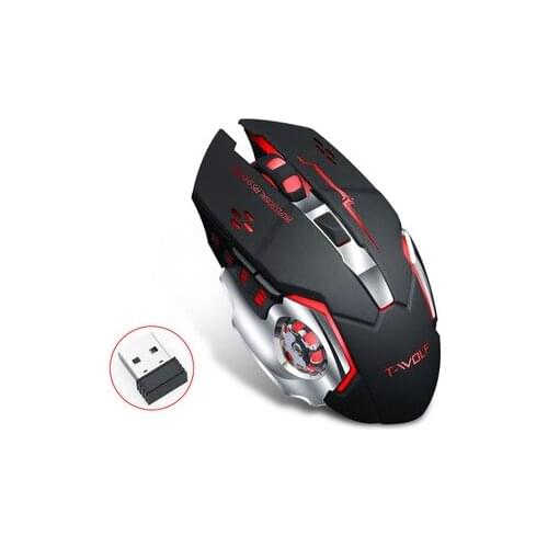 Charging Wireless Silent Luminous Mechanical Mouse suitable for Gaming Desktop Notebook