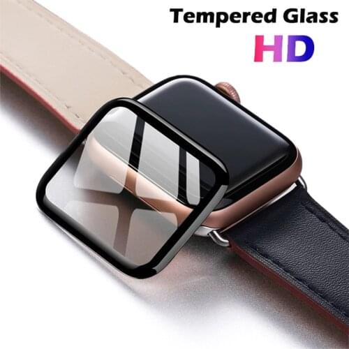 3D Full Cover Nano Tempered Glass For Apple Watch Series 6 5 4 SE 40mm 44mm Screen Protector Glass Film For Iwatch 3 2 38mm 42mm