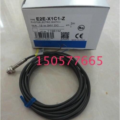 2PCS E2E-X1C1-Z DC 3-Wire NPN NO 12-24VDC New High Quality Proximity Switch Sensor