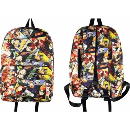 5kinds Gaara Kakashi Sharingan Sasuke school bag knapsack book pack backpack student