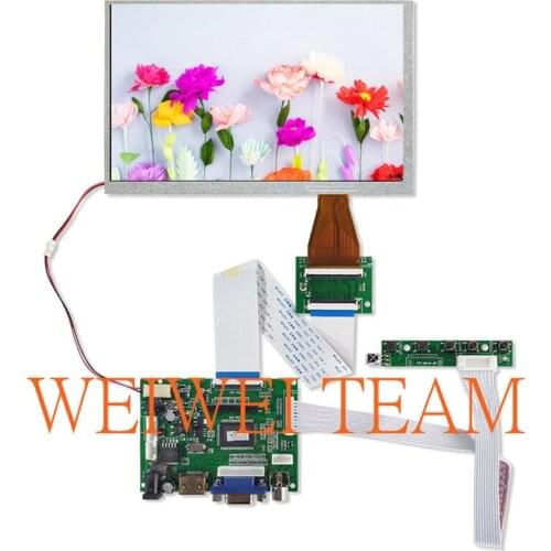 7 inch 800*480 A070VW04 V.0 LCD display screen panel display with VGA controller board
