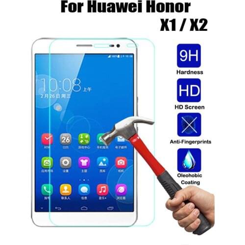 9H 0.3mm Tempered Glass For HuaWei Honor Mediapad X1 X2 7 Inch Screen Protect Cover Guard Glass Fim Explosion-Proof Toughened