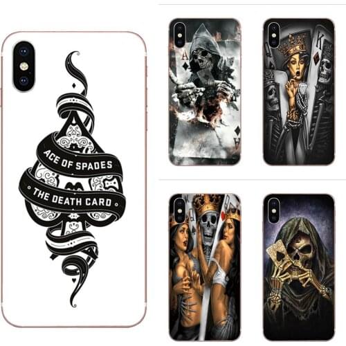 Ace Of Spades From Pack Of Playing Poker Cards For Xiaomi Redmi mi10 lite Pro Note 9 PRO Max 9s Mi9 K30 K20 Pro 5G