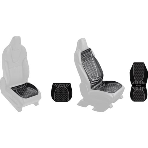 12V Car Seat Back Heating Cushion Automatic Constant Temperature Heating Pad Universal black Keep Warm In Winter Cover Accessory