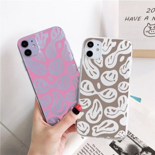 Kitaotao Melting Smiley Coque For Huawei Nova 6 SE Y6 Y7 Y9 P Smart 2021 2019 P30 P20 Pro P40 Honor 10I 10X 10 20 Lite E 9X Case