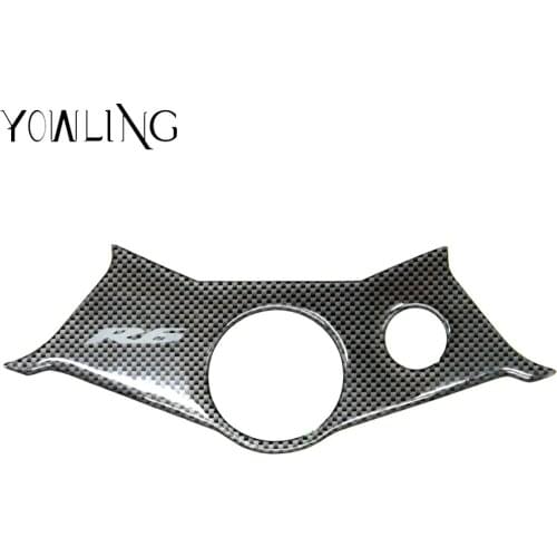 FOR Yamaha R6S 2003 2004 2005 Motorcycle Oil Tank Fuel Gas Protection Plate Fork Sticker Badge Decal Steering Damper