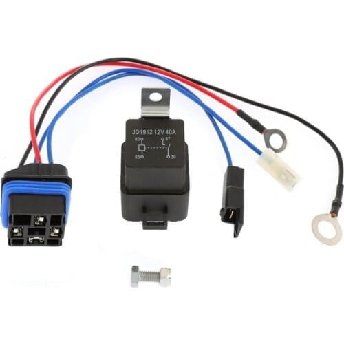 Motorcycle Ignition Starter Relay Kit w/ Water Tight Connector fits Kawasaki Engine 316 318 160 165 180 GX75 AM107421 AM106304