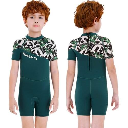 Boy Wetsuit 2.5MM Neoprene Children Rash Guards Swimming Surf Windsurf Kitesurf Kids Bathing Suit Swimsuit Scuba Diving Clothes