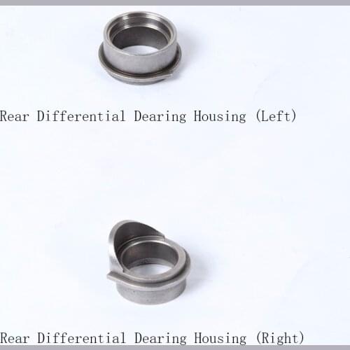 Metal Rear Differential Bearing Housing (Left & Right) for 1/5 Losi 5ive-T Rovan Km X2 Rc Car Gas Parts