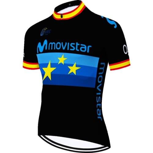 Movistar 2021 Maglia Mallots Ropa Verano Retro Jersey Camiseta Maillot Hombre Ciclismo Masculino Camisa Ciclismo Masculina