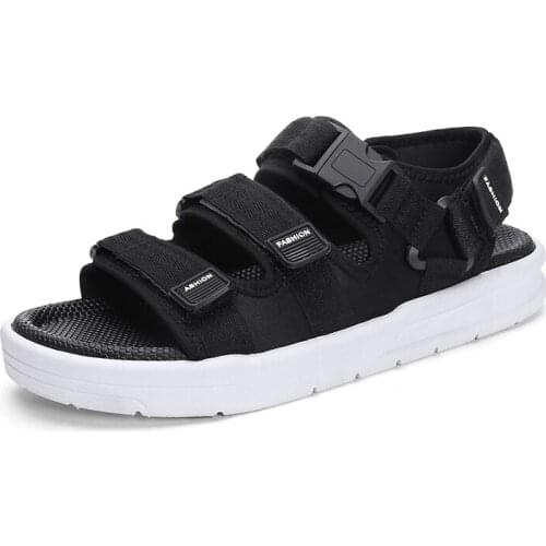 New Man Sandals Soft Bottom Men Summer Beach Shoes Non-slip Open Toe Mens Sandals Cool Water Beach Slippers Boys Footwear Cool