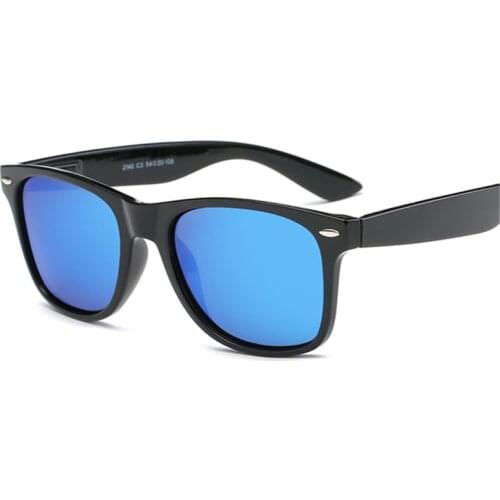 Ywjanp Fashion Sports Sunglasses Men Polarized Sunglasses Men Driving Mirror Coating Points Black Frame Eyewear Oculos UV400