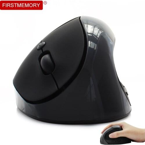 Ergonomic Vertical Mouse 1600DPI 2.4Ghz Usb Wireless Mouse Rechargeable Gaming Mice Wrist Healing with Mouse Pad For Laptop PC