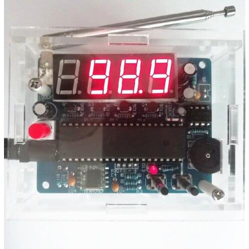 Radio Assembly Kit DIY Parts 51 Single Chip Microcomputer TEA5767 Mini Digital Radio Kit FM