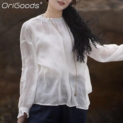 Кружевные блузки ORIGOODS China At AliExpress