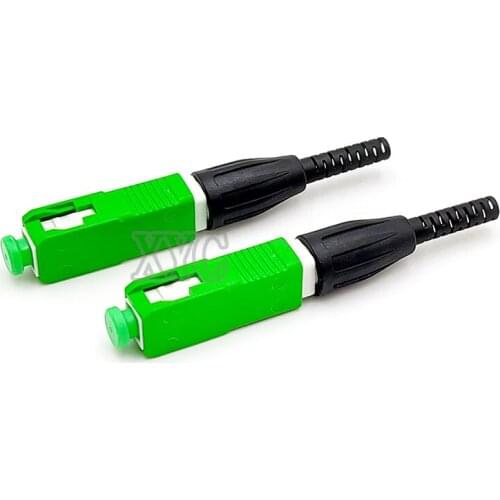 UNIKIT ESC920H 100 PCS/Lot SC UPC SC APC Fast Connector Mechanical Fiber Optic Connector-Fiber Pre-embedded Less than 0.3dB