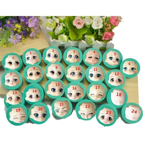 25Pcs 3D Baby Face Silicone Molds Mask Fondant Mold Baby Birthday Cake Decorating Tools Cookie Candy Chocolate Mould Resin Mold