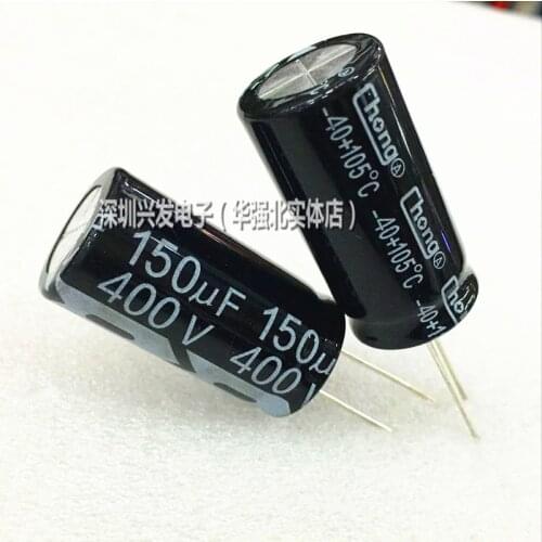 Special plug-in for 400v150uf switching power supply electrolytic capacitor 150uf 400V 18x32 18x35