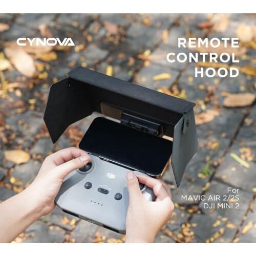 CYNOVA Mobile Phone Sun Hood for DJI Mavic Air 2 Remote Control Foldable Smartphone Sunshade for mavic air2 Accessories